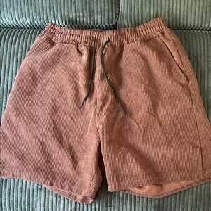 NFINITY Brown Corduroy Shorts